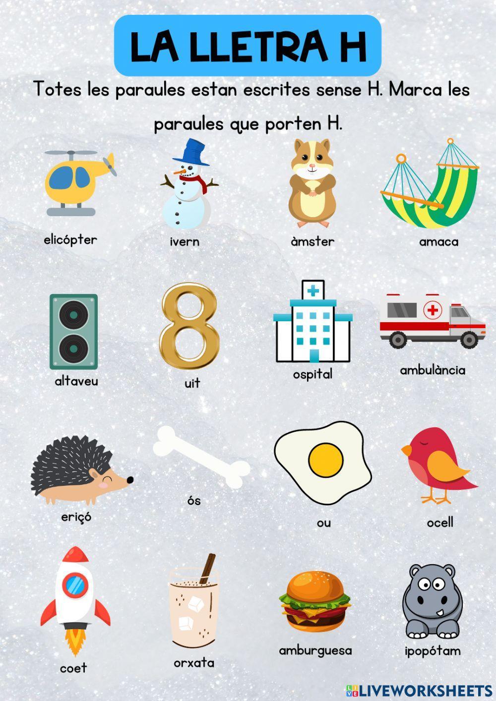 Lletra h