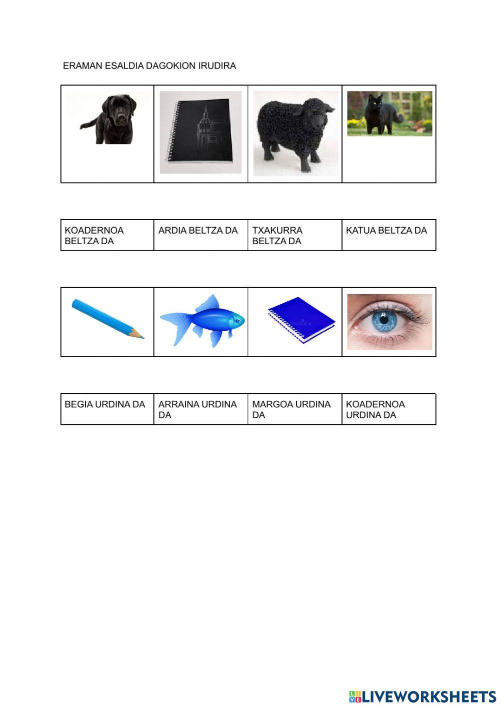 Esaldiak audioekin 3