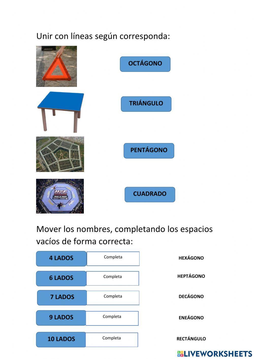 Figuras planas elementales (polígonos)