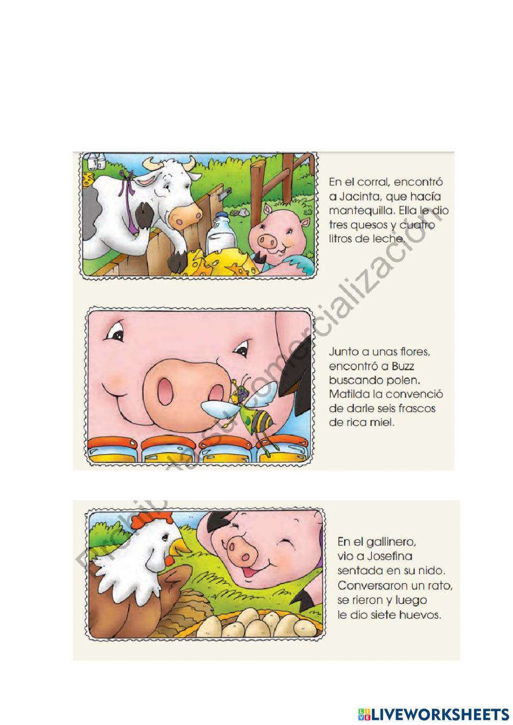 Cuento: La golosa Matilda