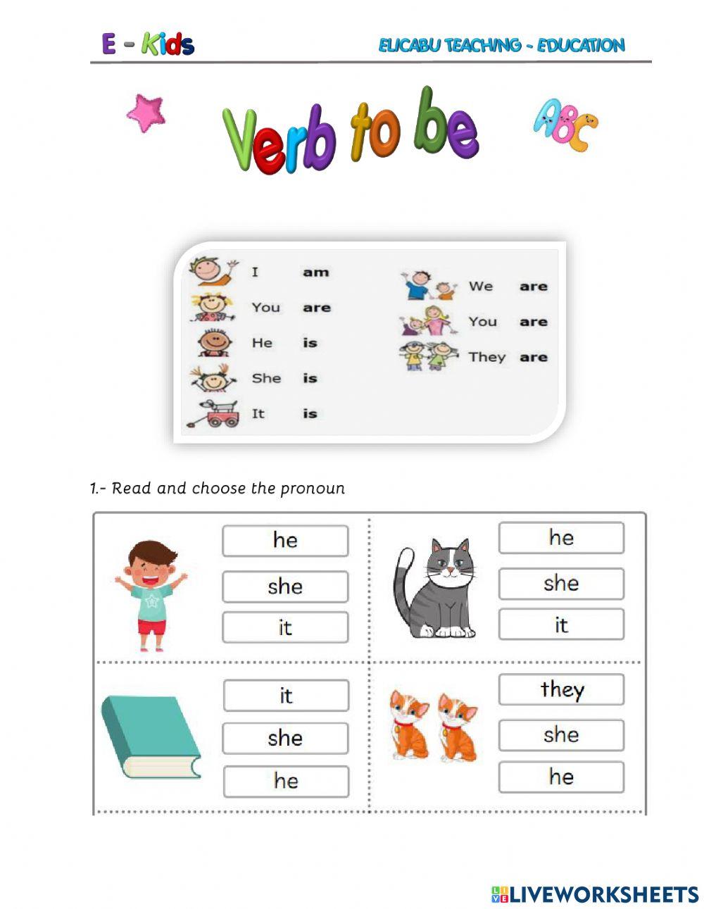 Pronouns - Verb to be