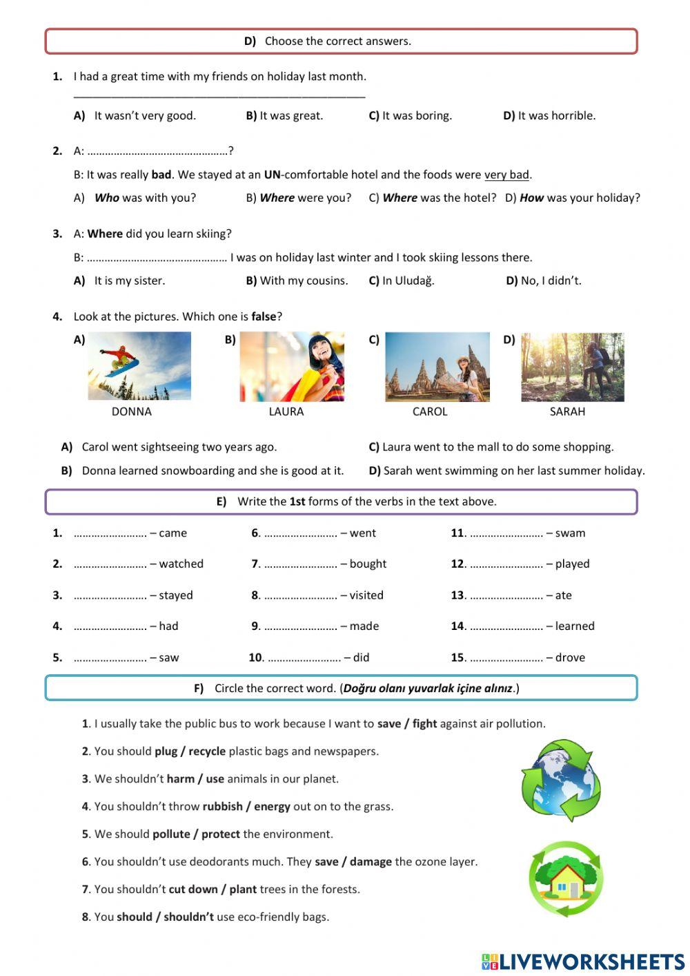 Exam study-6th Grade-2-2-may