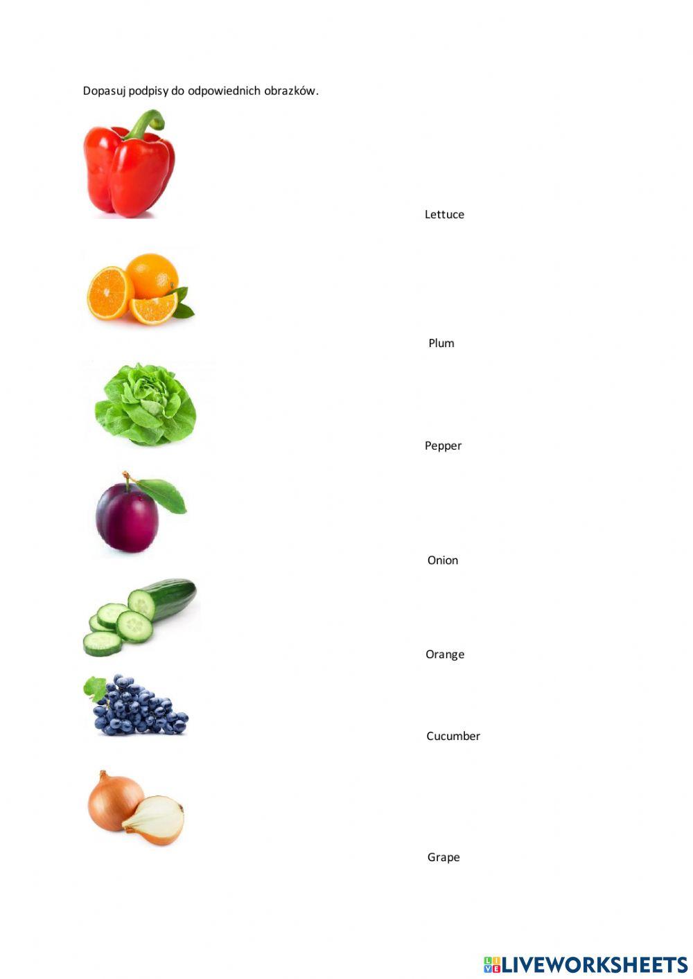 Fruits & Vegetables