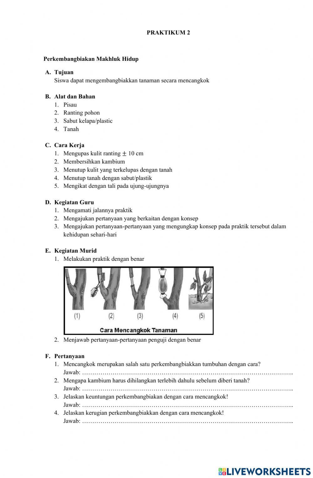 Ujian sekolah praktik ipa