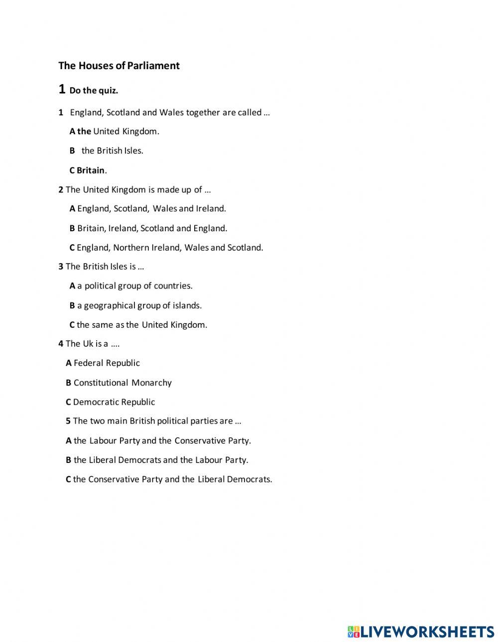 The British Parliament