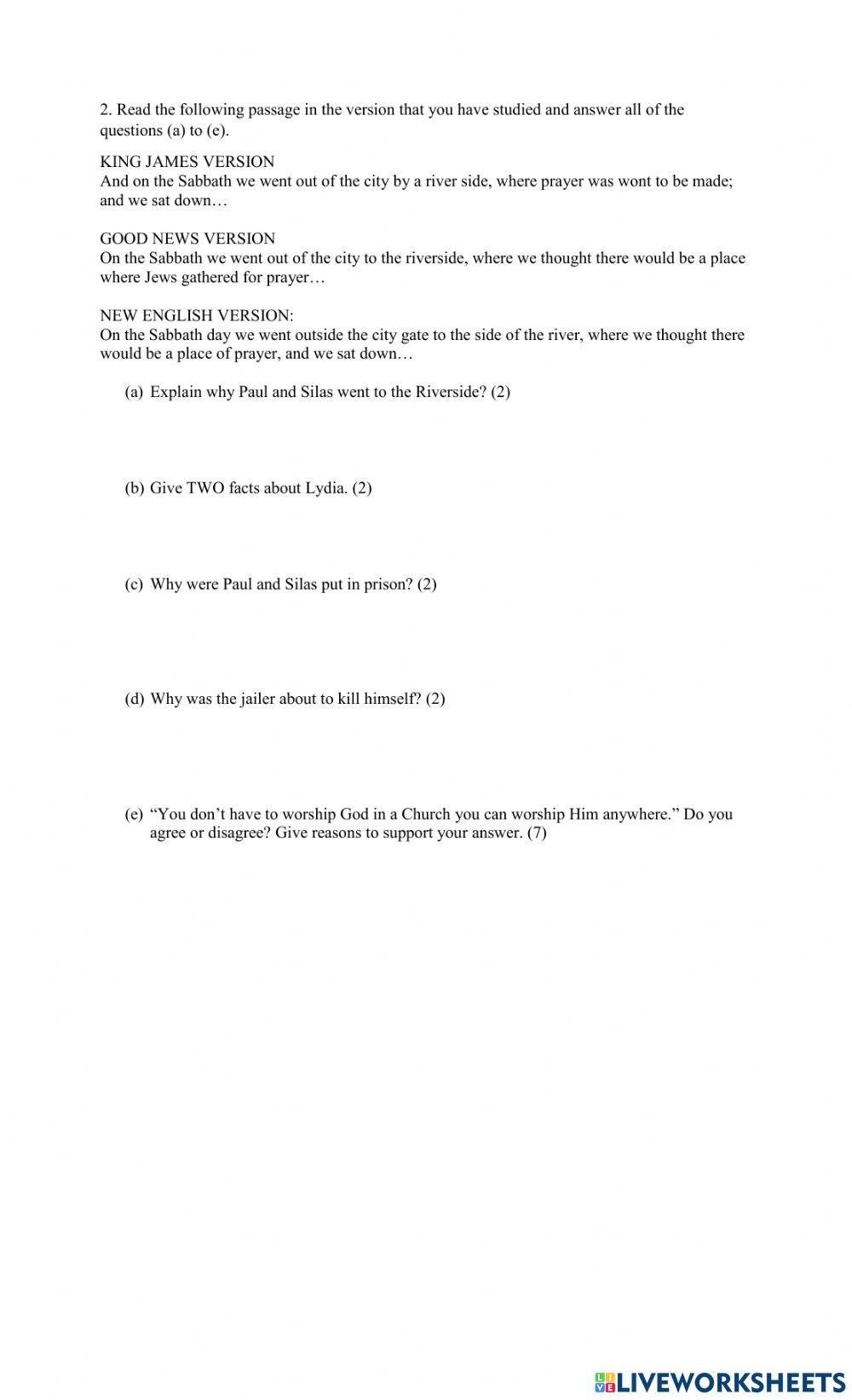 Religious Studies BJC Review