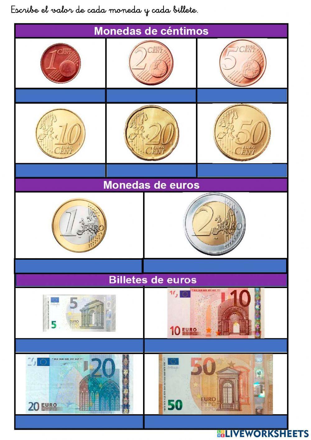 Monedas y billetes