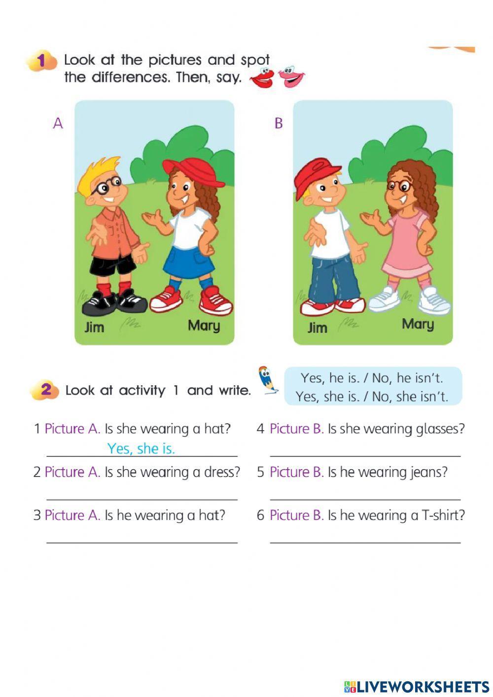 Smart junior 2 Clothes Revision 8