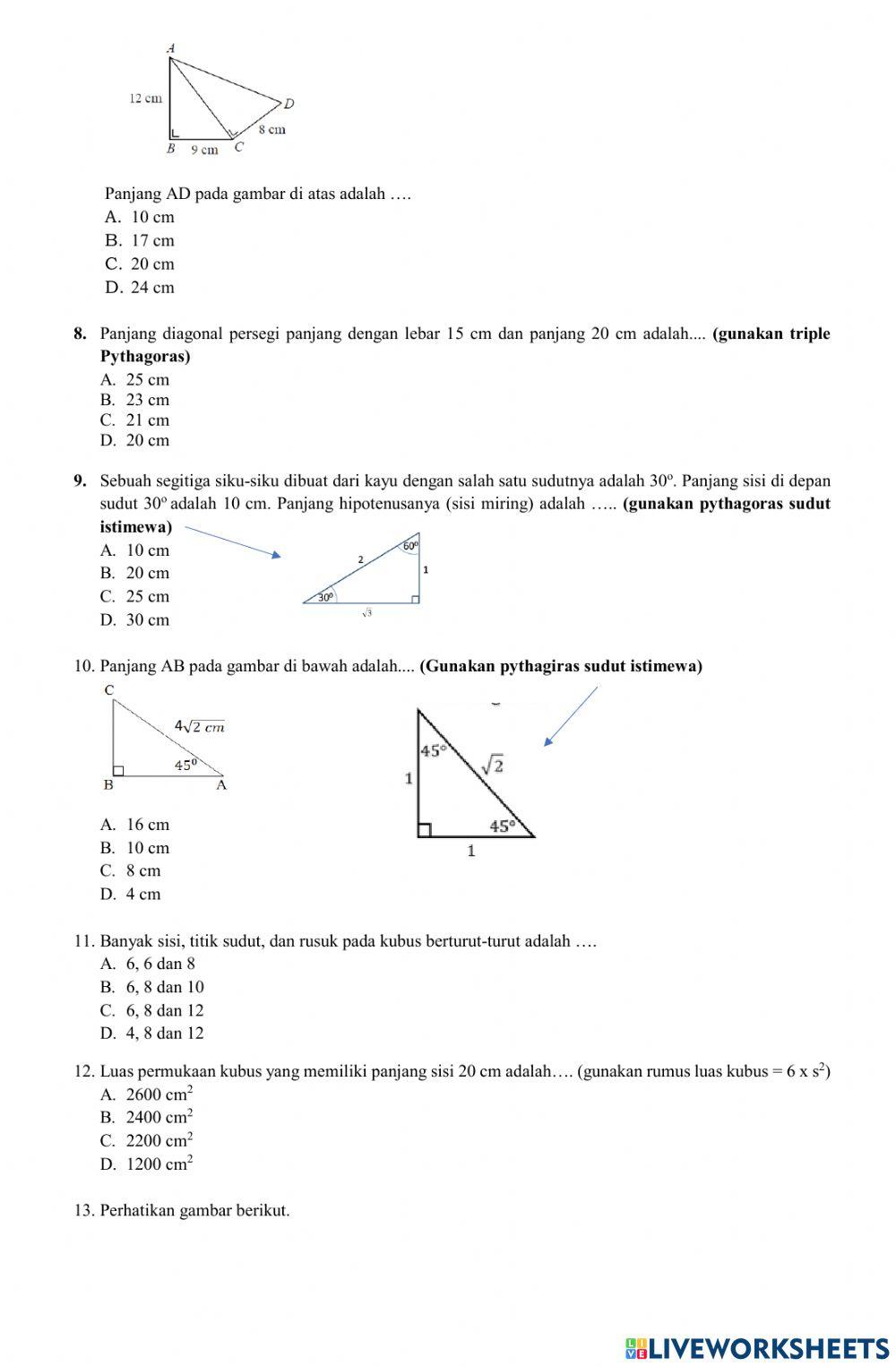 Tugas Akhir Matematika 8