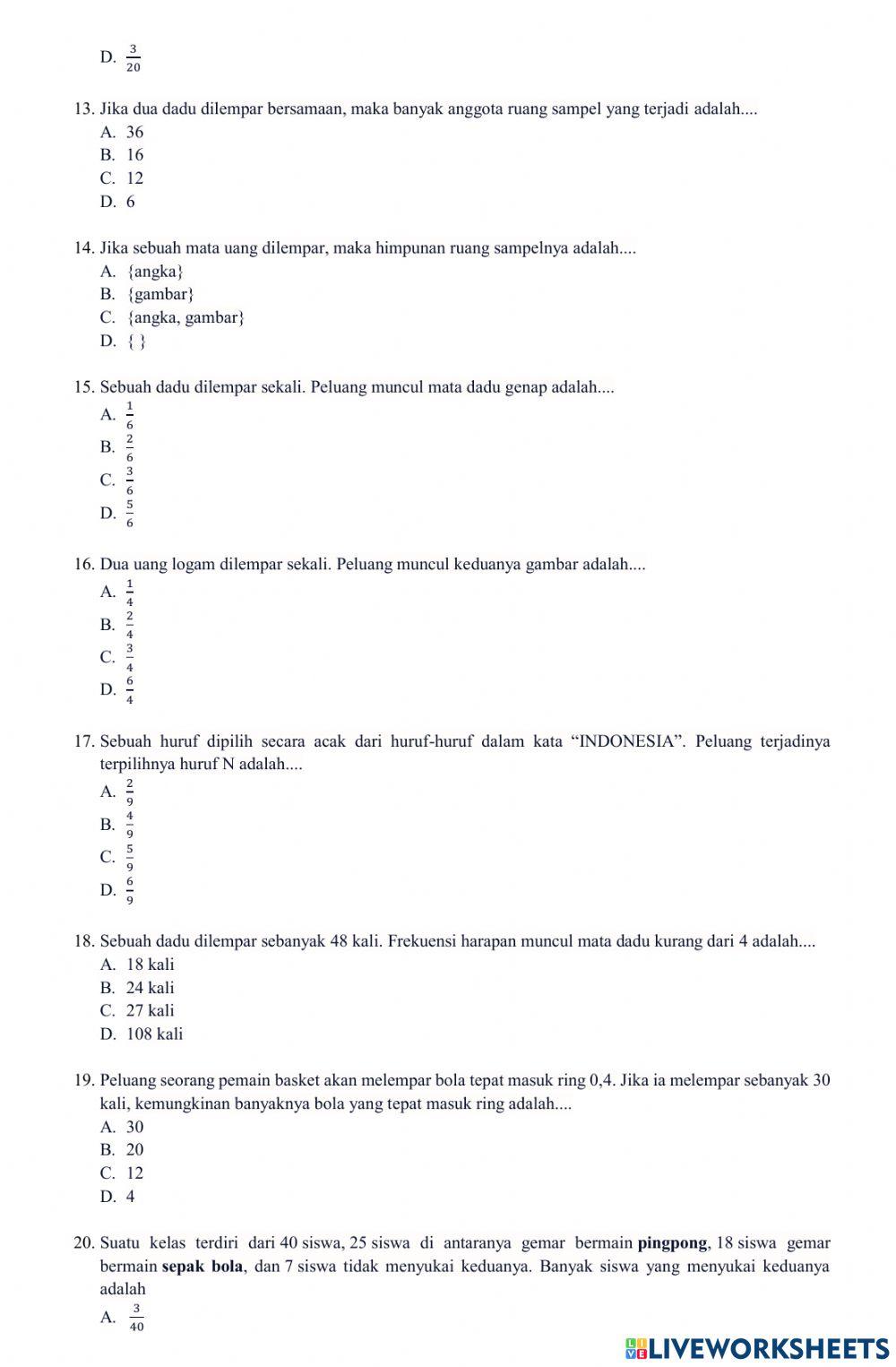 Tugas Akhir Matematika 2