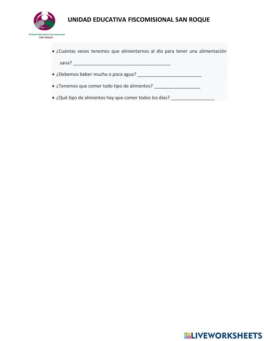 Alimentación saludable