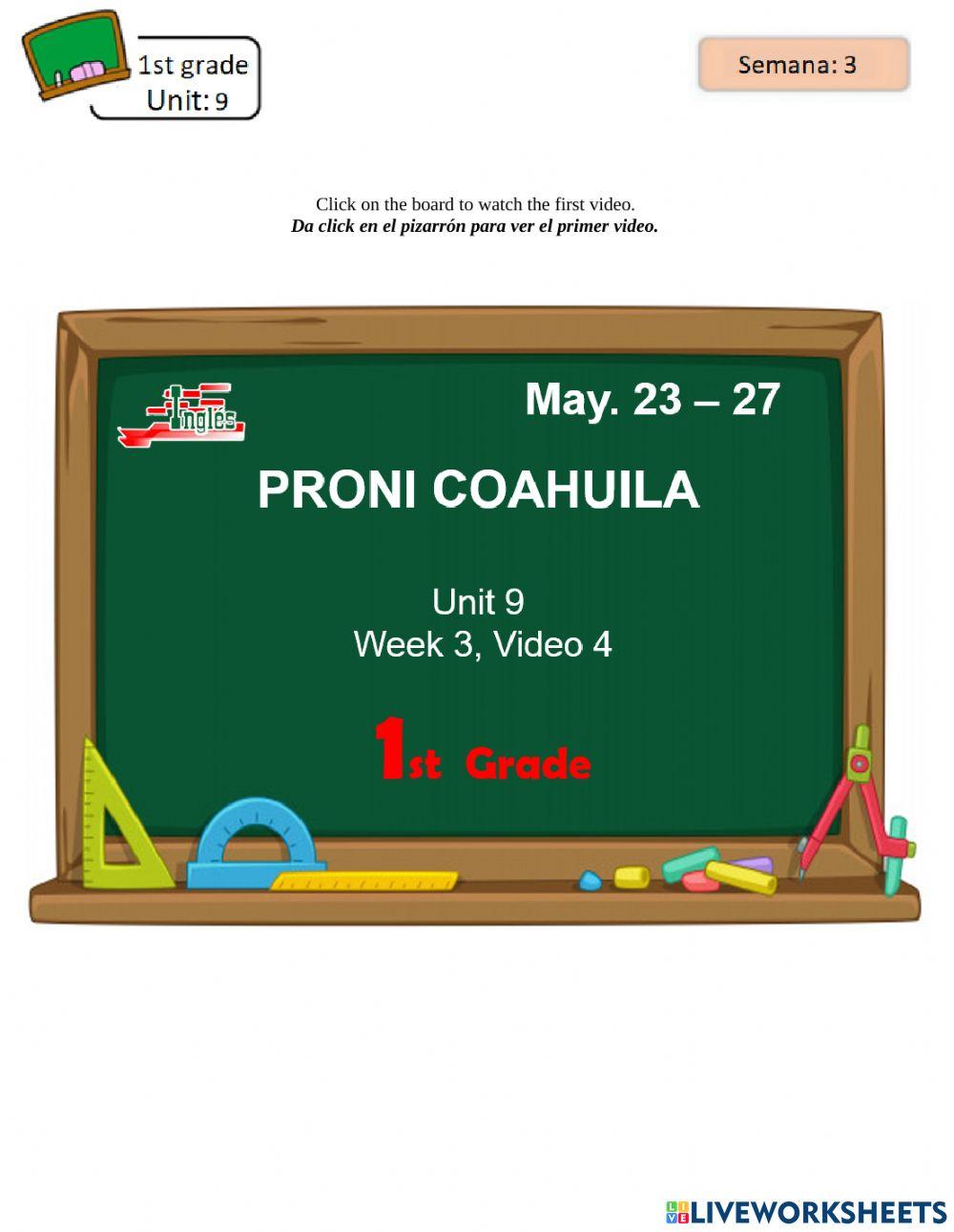 1°U9 W3 (Months of the year)