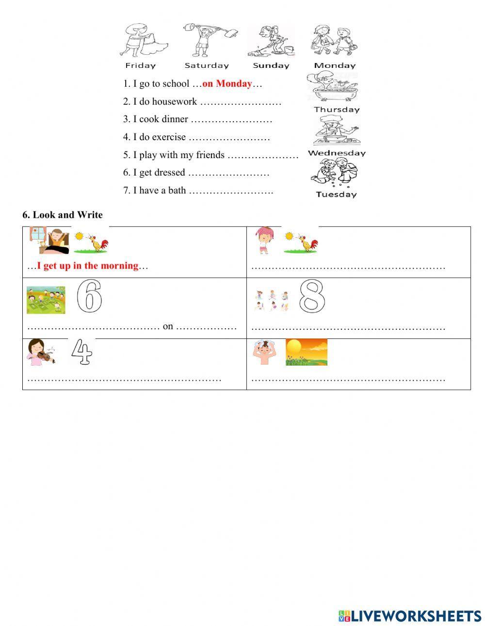 Group 4.2 - Daily routine + thứ