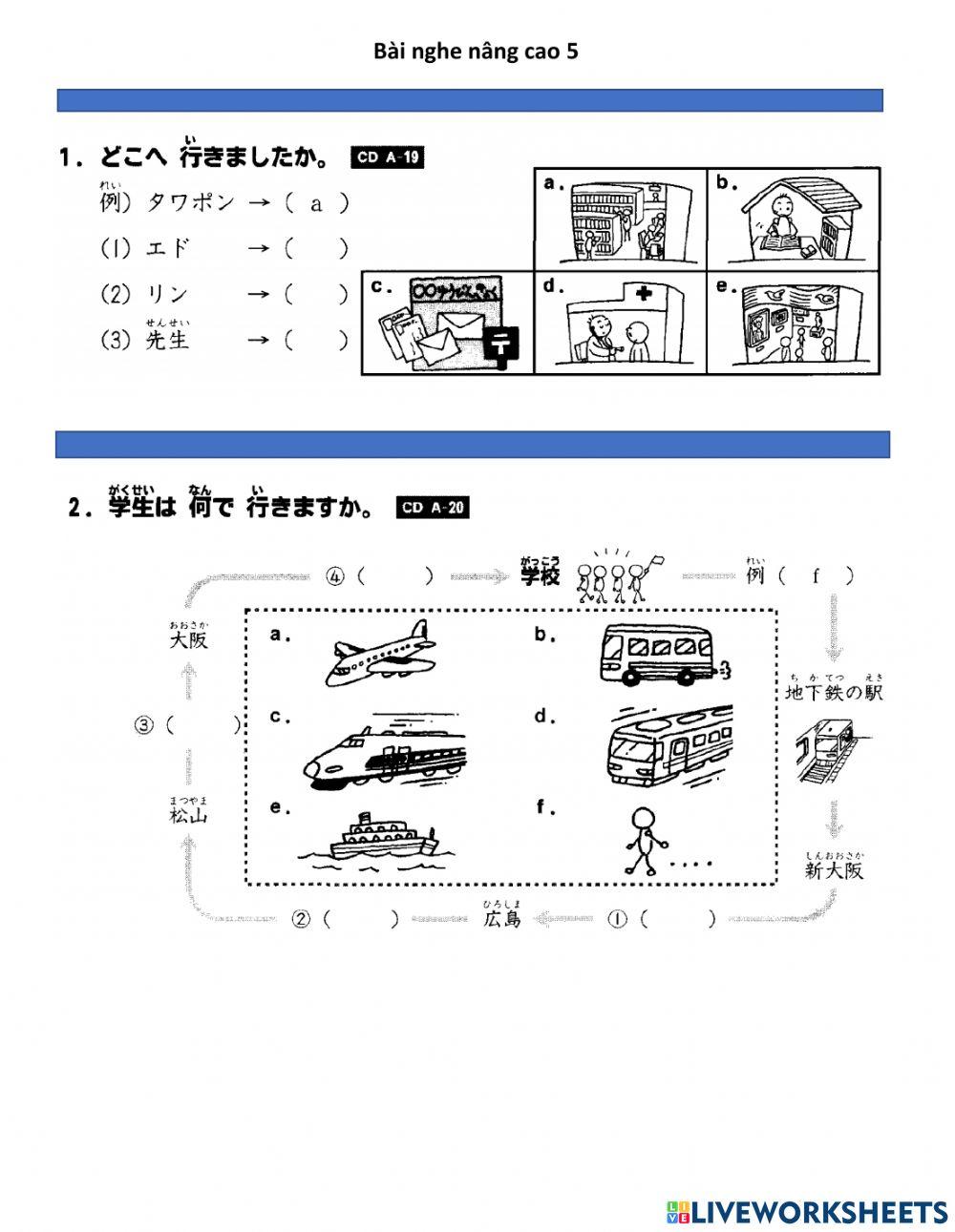 Bài nghe nâng cao 5