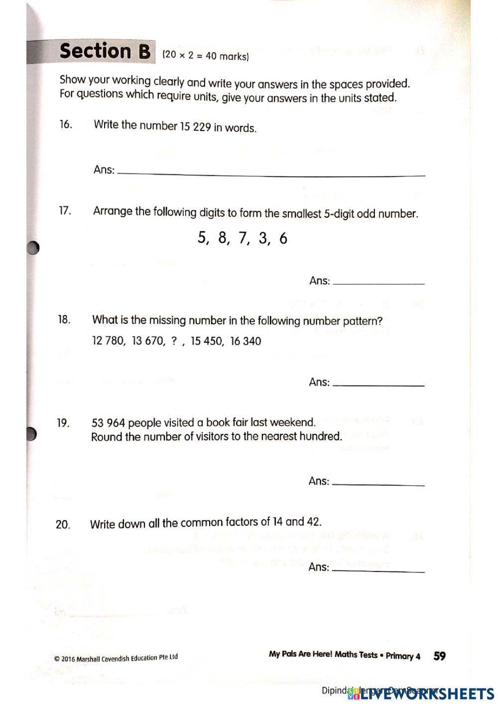 Review grade 4