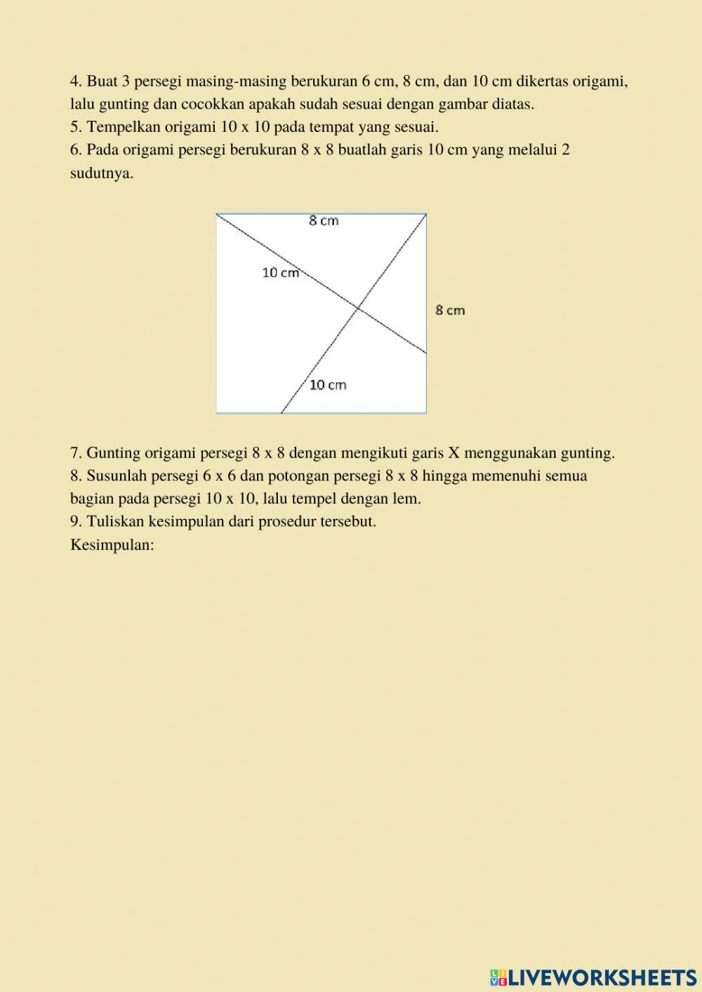 LKPD Teorema Pythagoras