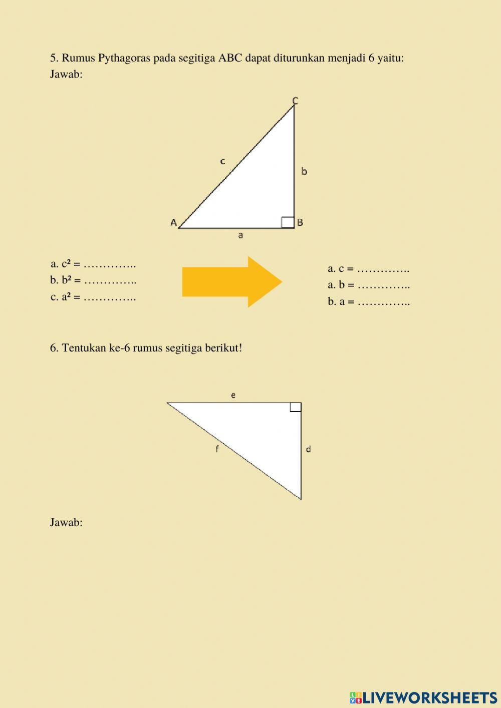 LKPD Teorema Pythagoras