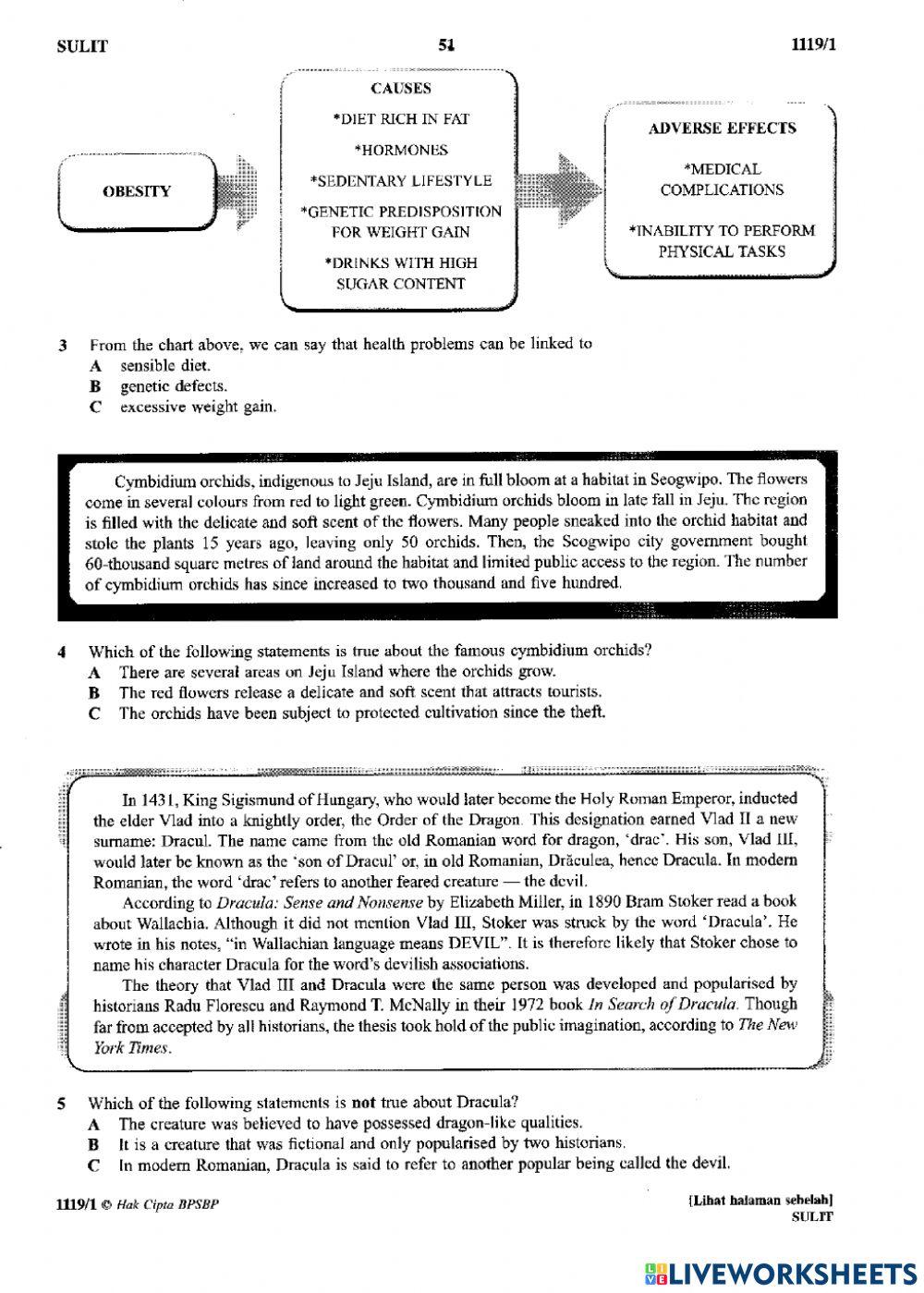 Spm kssm cefr bahasa inggeris 1119 (q1 - 26)
