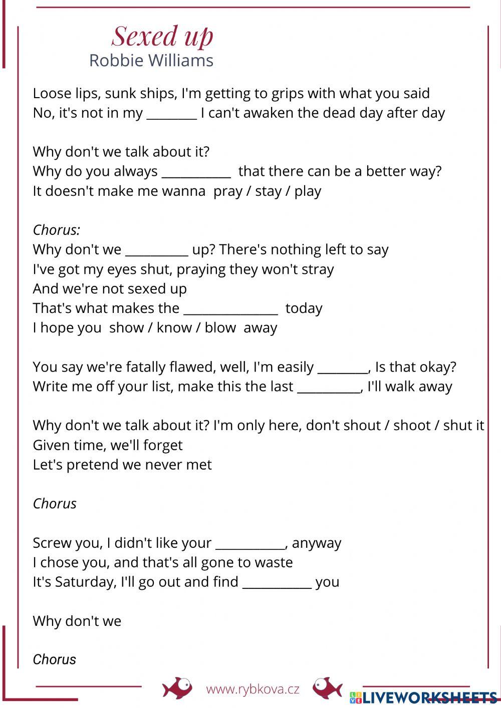 Sexed up (Robbie Williams)