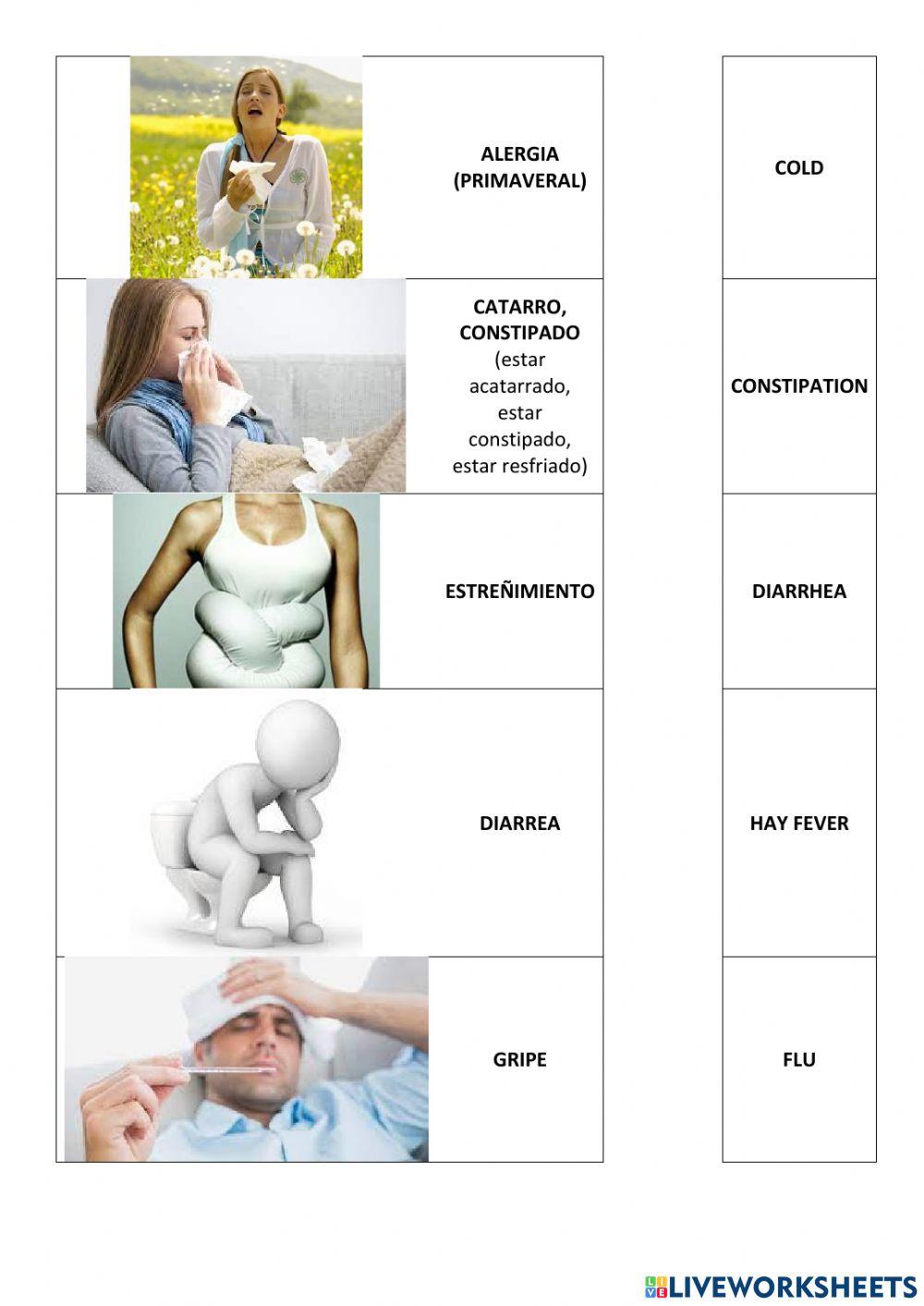 ALCE B1.2 U7S1 Nombres enfermedades