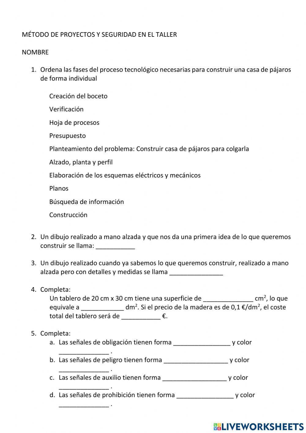 Método de proyectos