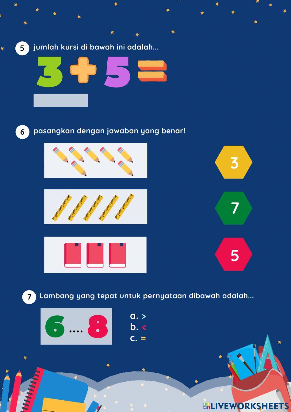 Latihan soal kelas 1 tema 1
