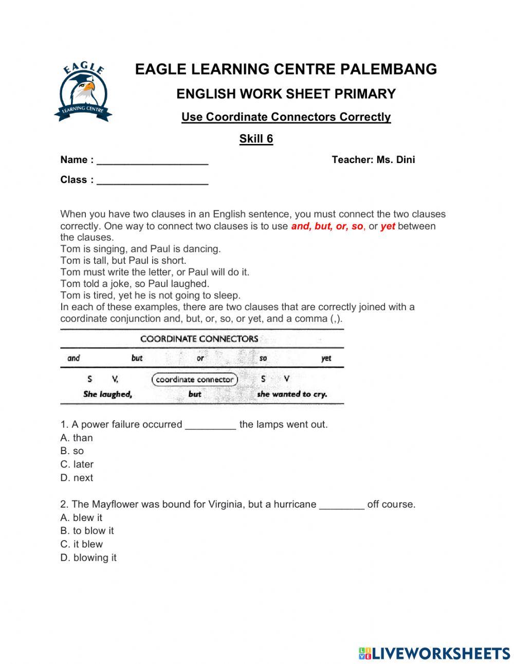 TOEFL Structure Skill 6