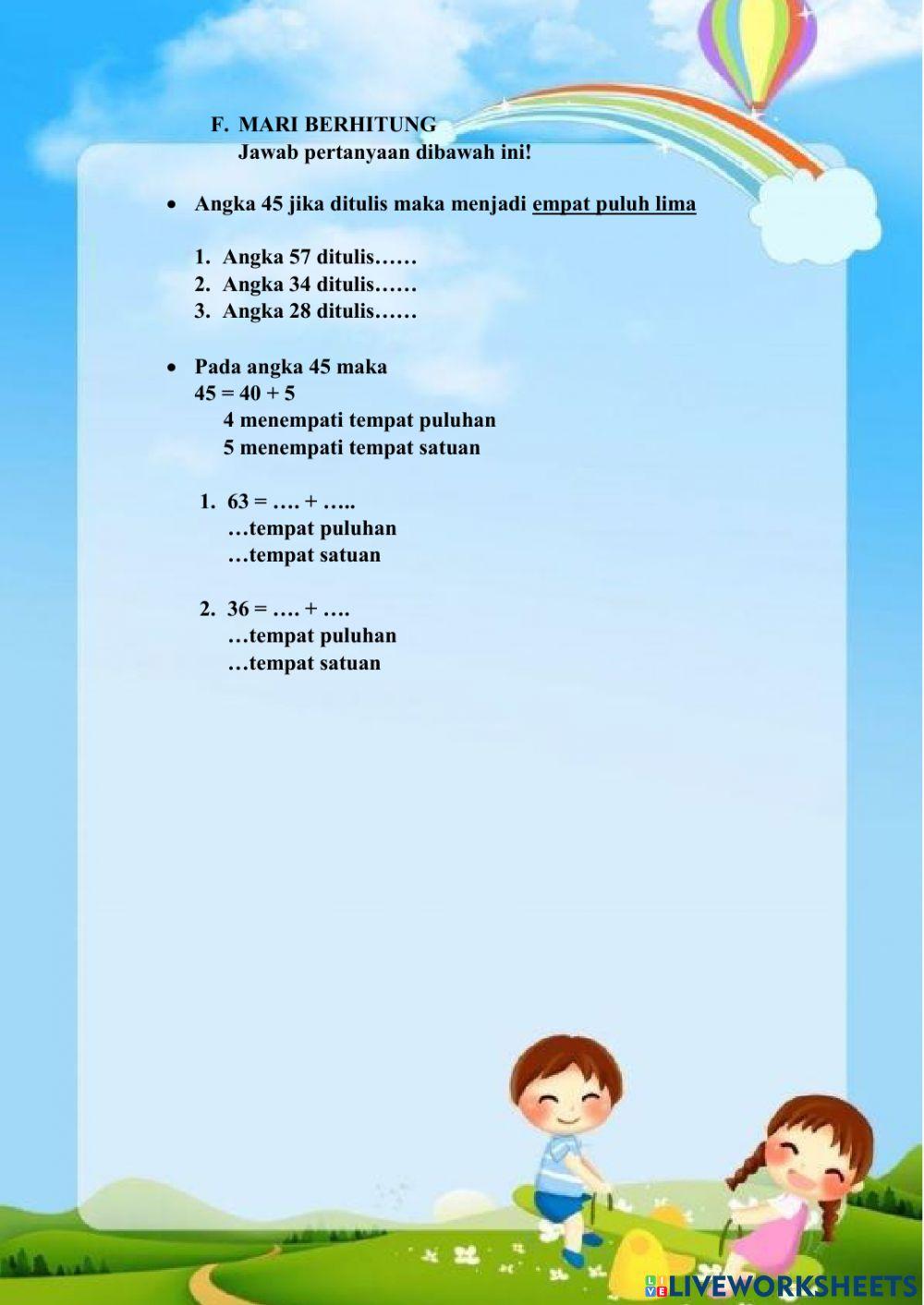 LKPD Kelas 1 Tema 7-Subtema 1-2