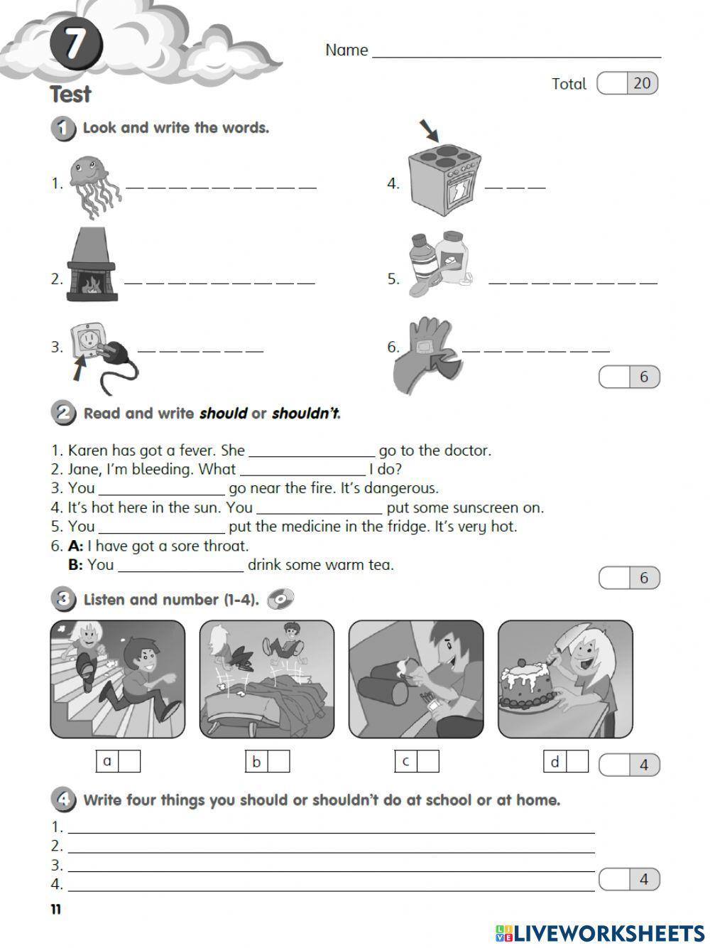 Smart junior 4. Module test 7
