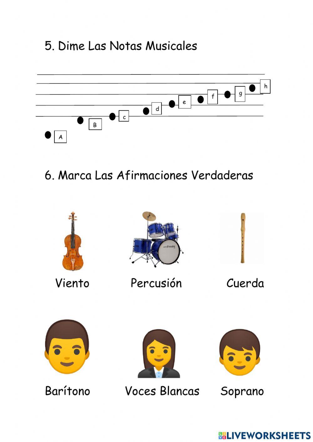 Examen de musica