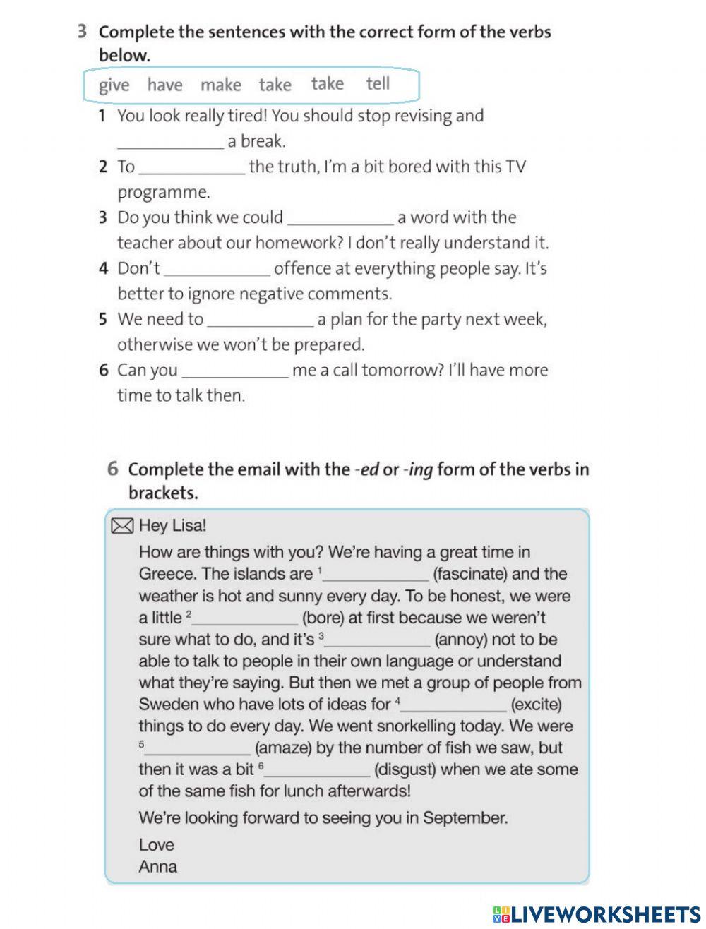 Pre-intermediate 1 Solutions
