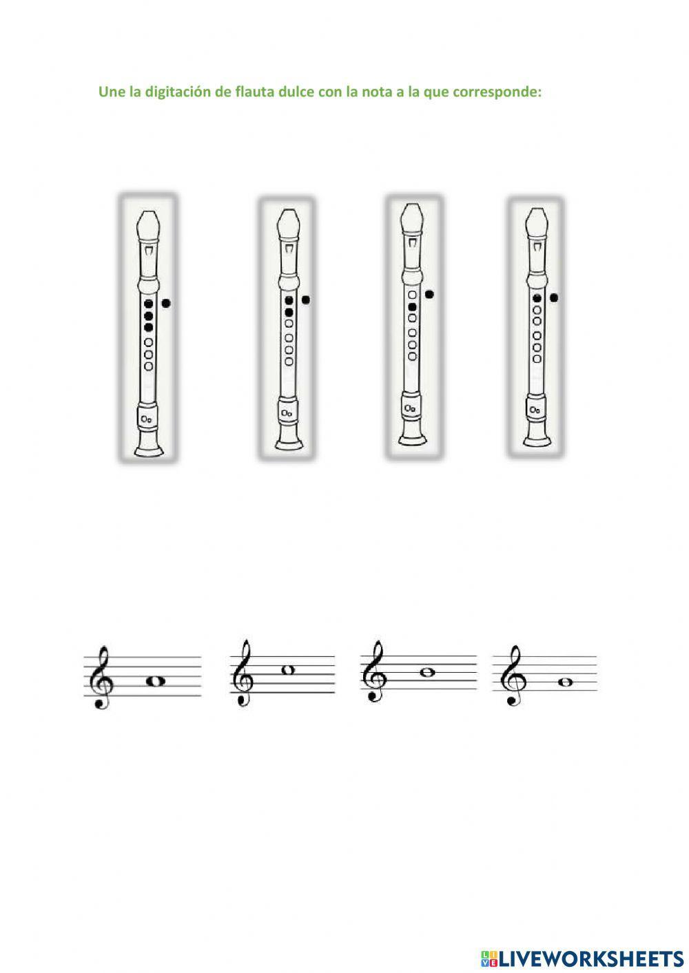Digitaciones flauta dulce