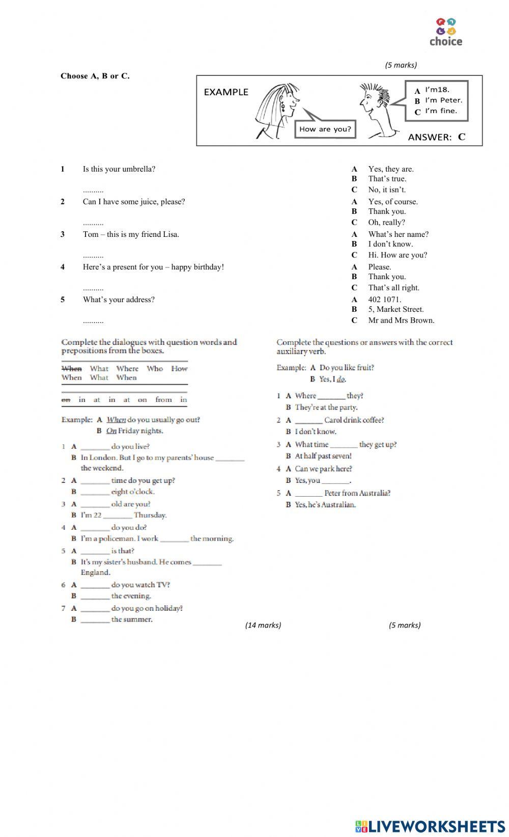 Final Beginners A1.1