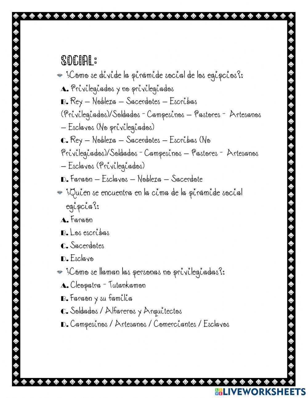 Civilización de Egipto y Mesopotamia