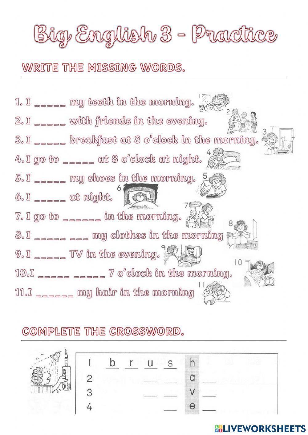 Children 2 - Vocabulary and Grammar Practice