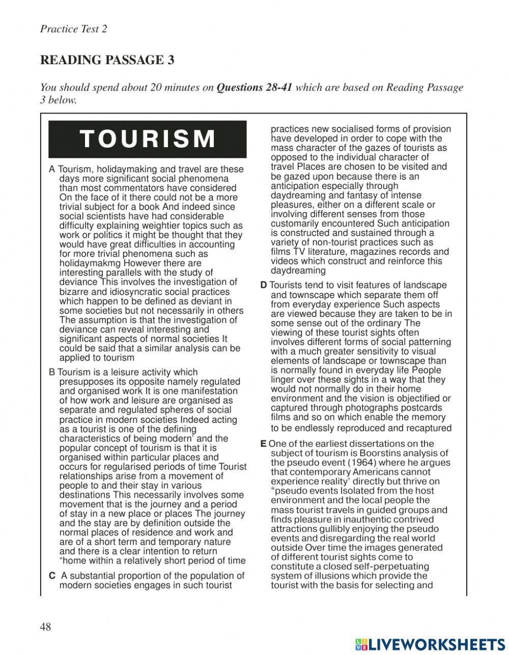 Ielts reading test 2 part 3