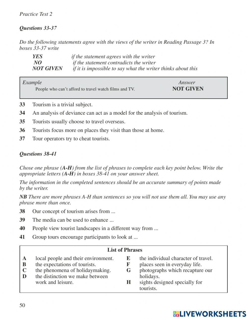 Ielts reading test 2 part 3