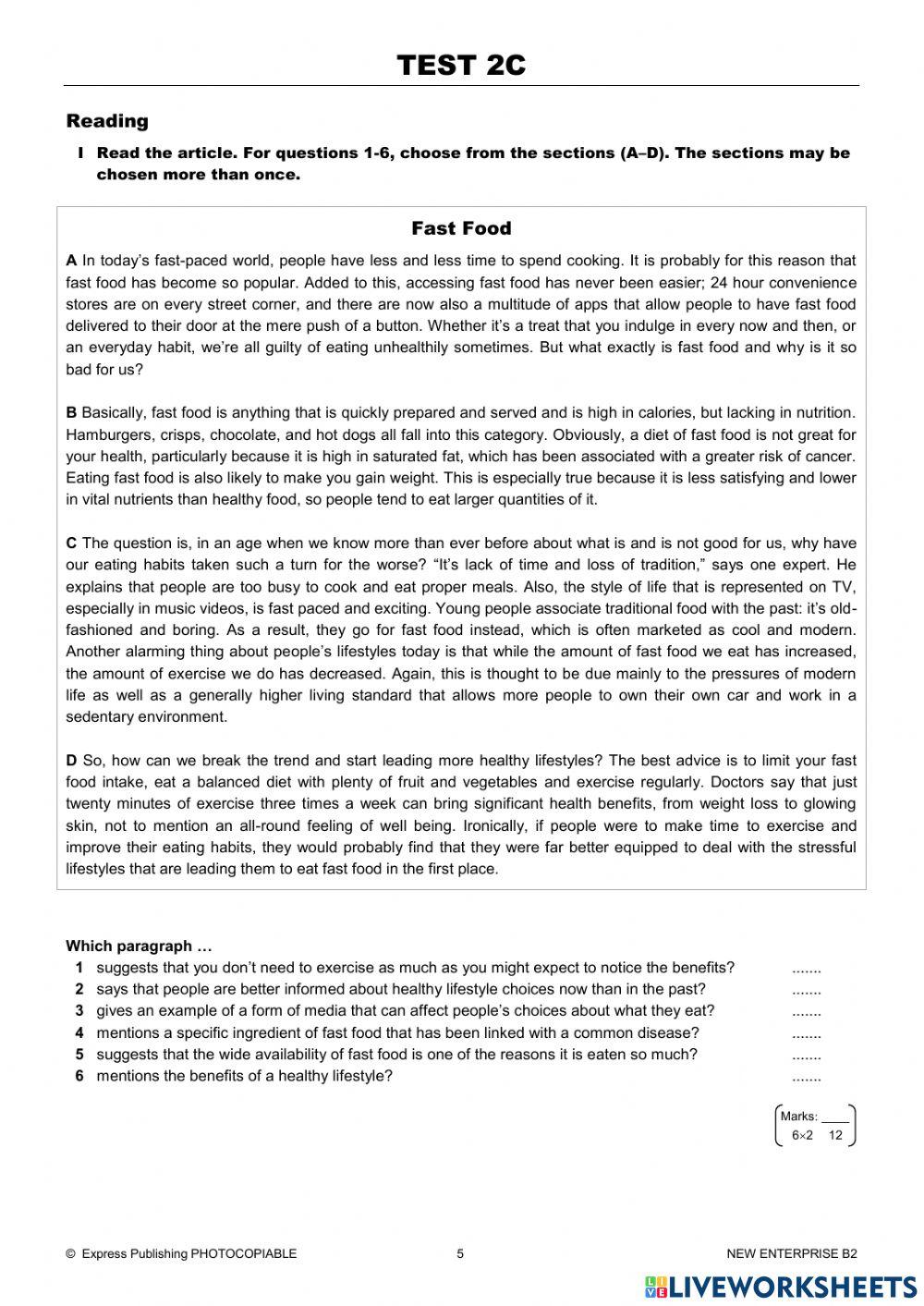 2047742 | Test 2C Units 4-6 | Zinaida | LiveWorksheets