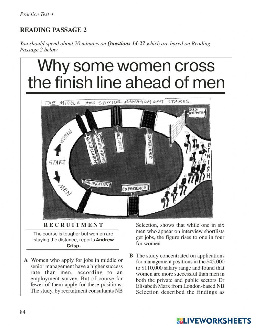 Ielts  reading test 4 part 2