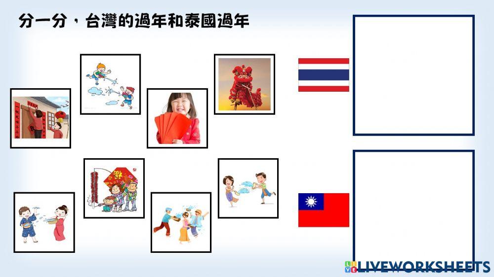 泰國過年vs台灣過年