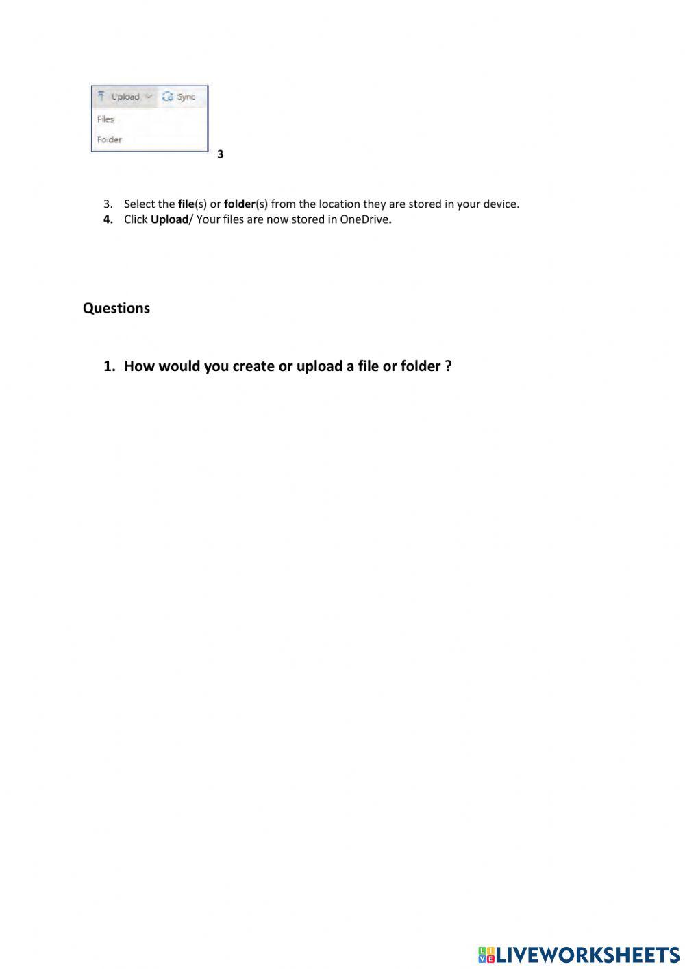 Lesson 3 Storing Files Storing Files and Folders.