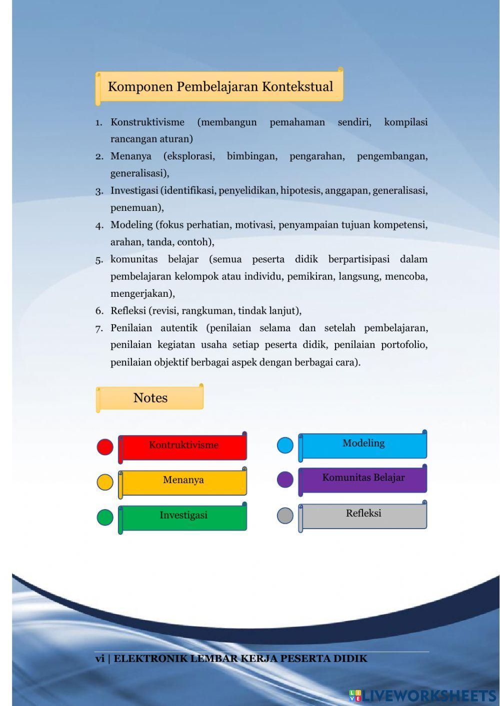 E-LKPD Berbasis Contextual Teaching and Learning (CTL) Materi Lingkaran