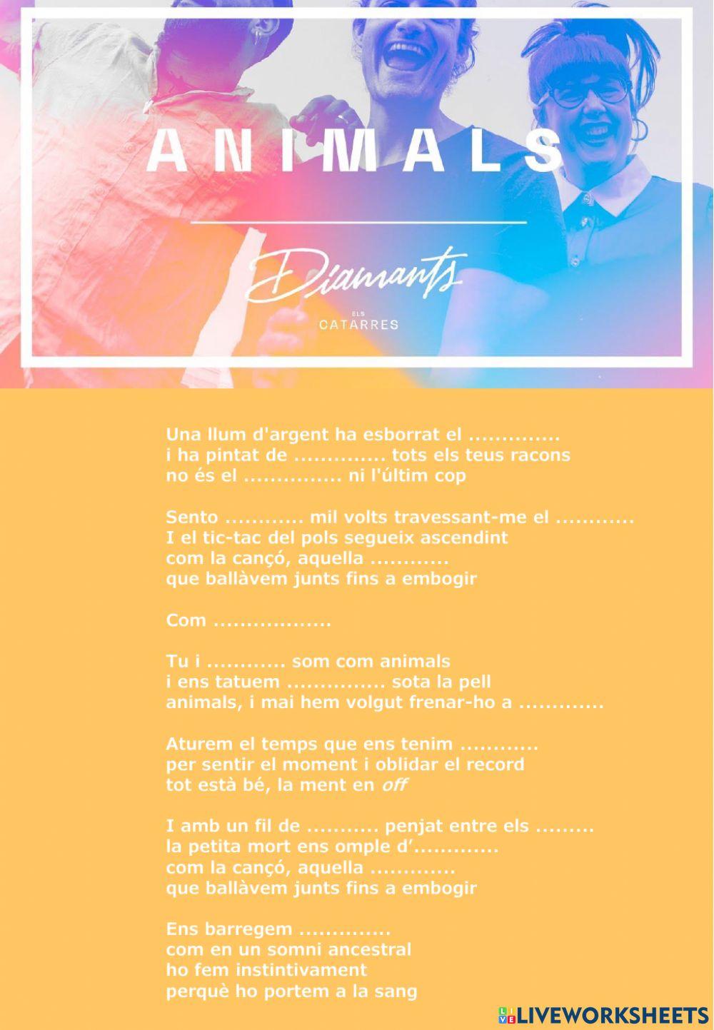 Cançó Animals ( Els Catarres)