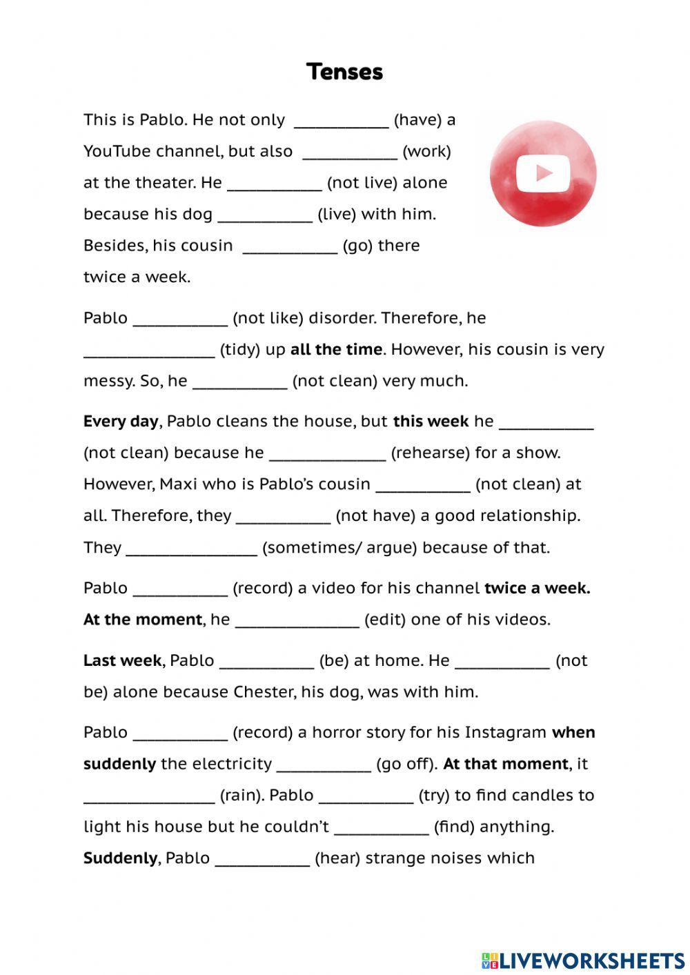 Intermediate - continuous - tenses 4