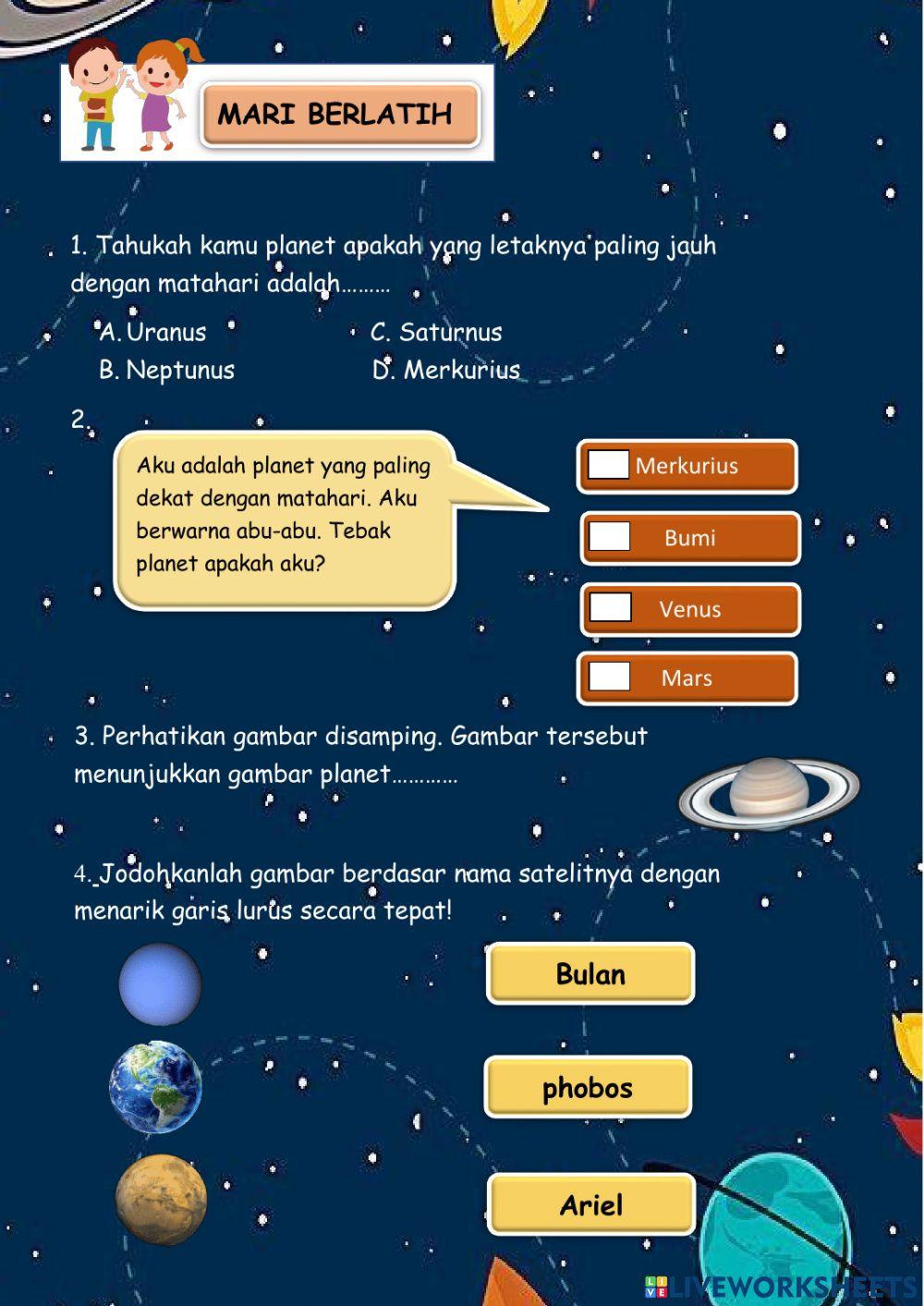 Sistem Tata Surya (Benda-benda luar angkasa)