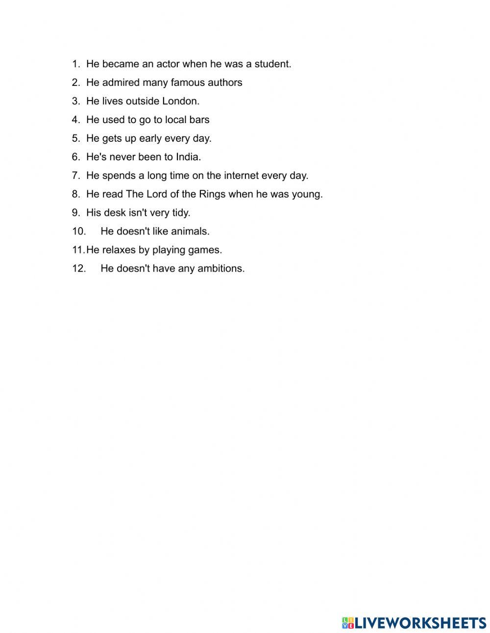 Reading - Matching headings + T-F-NG