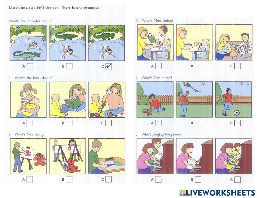 Starters Listening practice 2440 Thư Nguyễn Thị