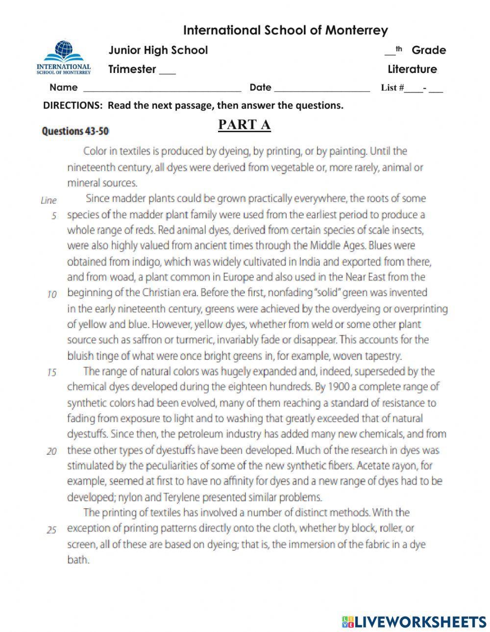 Rc toefl 42-10 PART A AND B