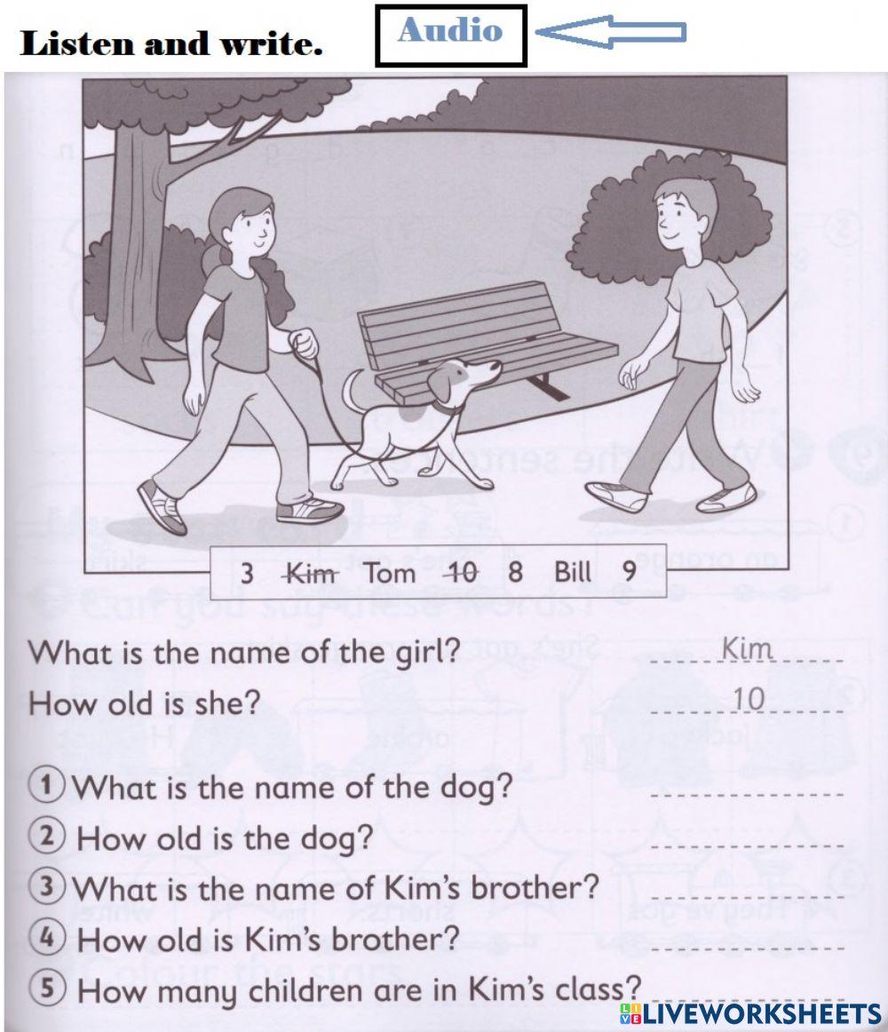 Kid's box 1 Revision