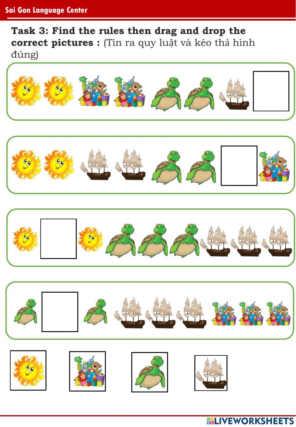 PPD - A4 (S,T,Sun, ship, turtle, toys)